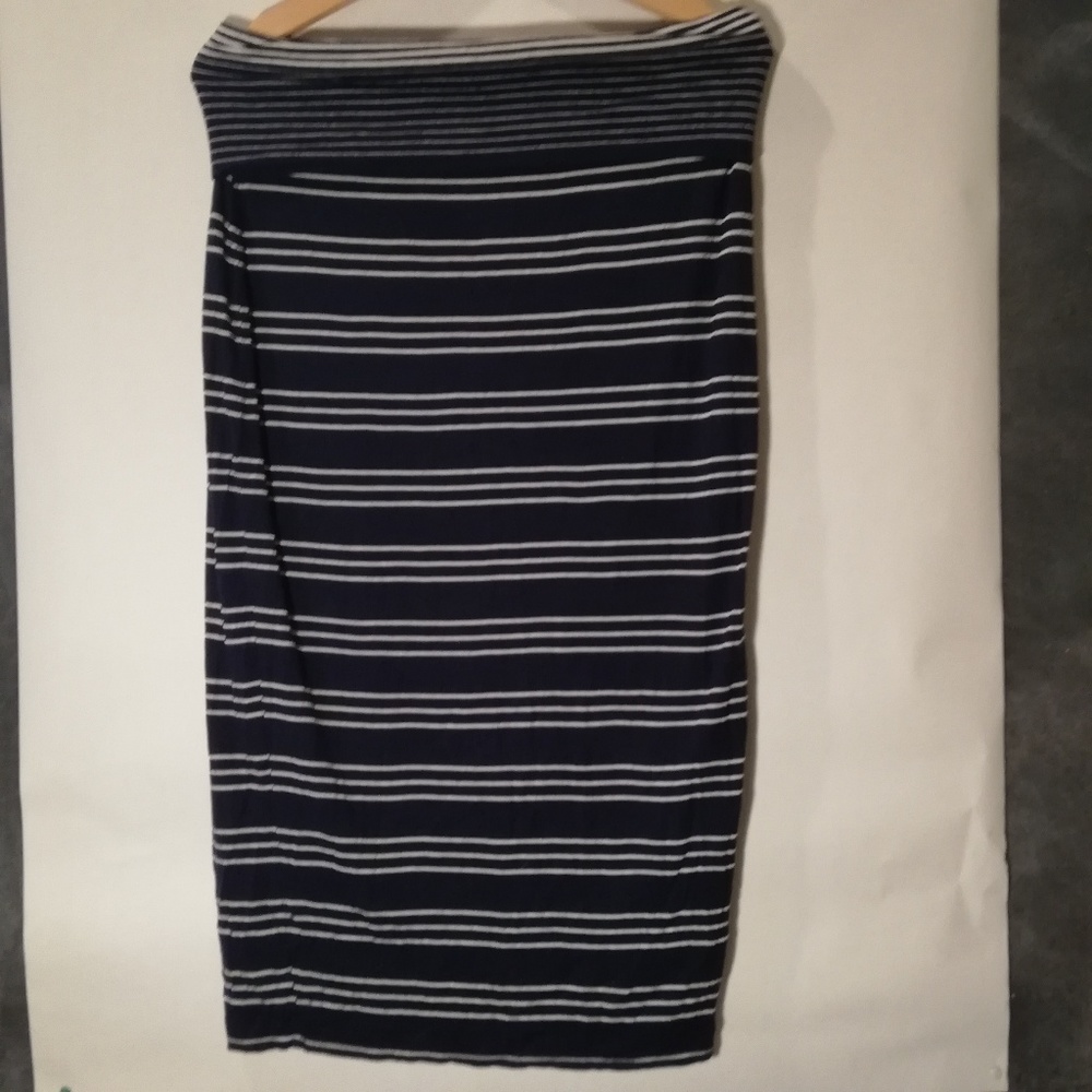 MAXI skirt navy with stripes